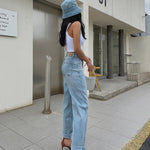 Hong Kong-flavored Loose High-Waisted Thin Trendy Wide-Leg Pants Thin Section