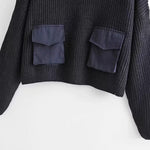 Sweater bat sleeve sweater