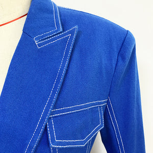 Denim suit jacket