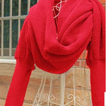 Sweater Scarf Cashmere Ladies Girl Woman Clothing Casual Wear