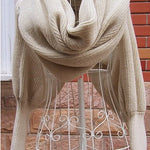 Sweater Scarf Cashmere Ladies Girl Woman Clothing Casual Wear