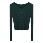 Slim Thin Sweater Cardigan Coat Woman